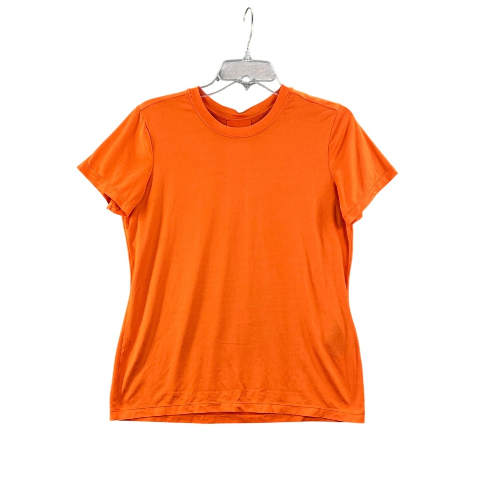 Klim‎ Performance T-Shirt Women's Medium Orange Short Sleeve Pleated Back Active